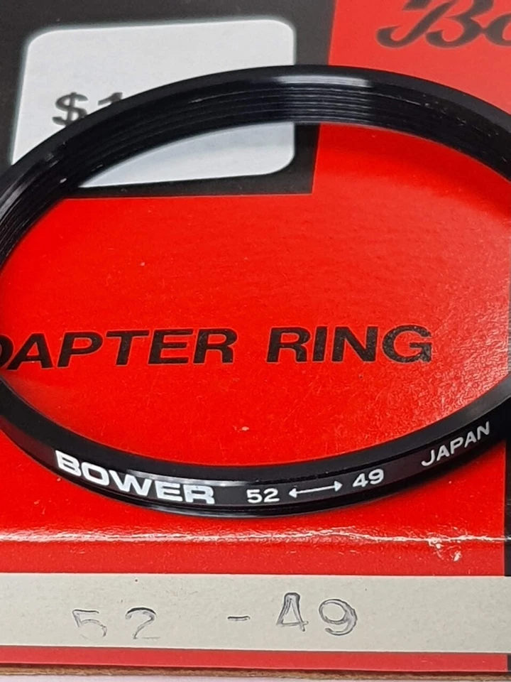 52-49mm Step-Down Lens Filter Converting Adapter Ring 52mm-49mm Metal E52-E49 - Image 3 of 4