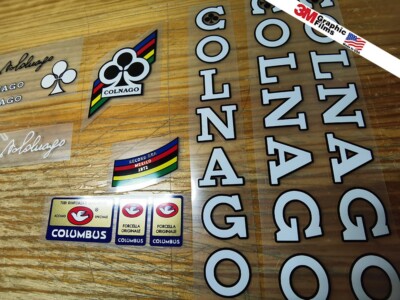 EDDY MERCKX COLNAGO headbadge mugshot 70's autocollant autocollant