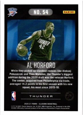 2020-21 Panini Illusions Al Horford #54 Oklahoma City Thunder