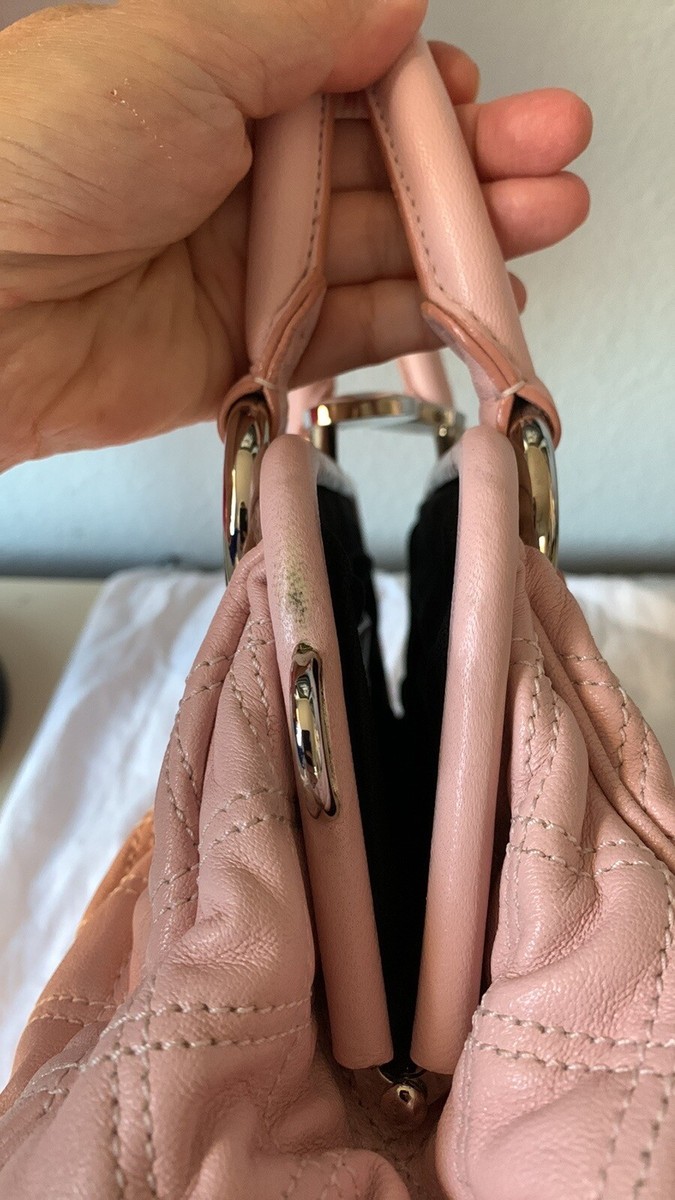 Marc Jacobs Baby Pink Leather Quilted The Mini Stam Bag | eBay