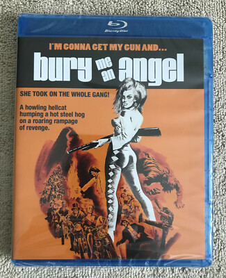 Bury Me an Angel (1971) Blu-ray Shout Factory 70s Outlaw Biker Movie NEW SEALED