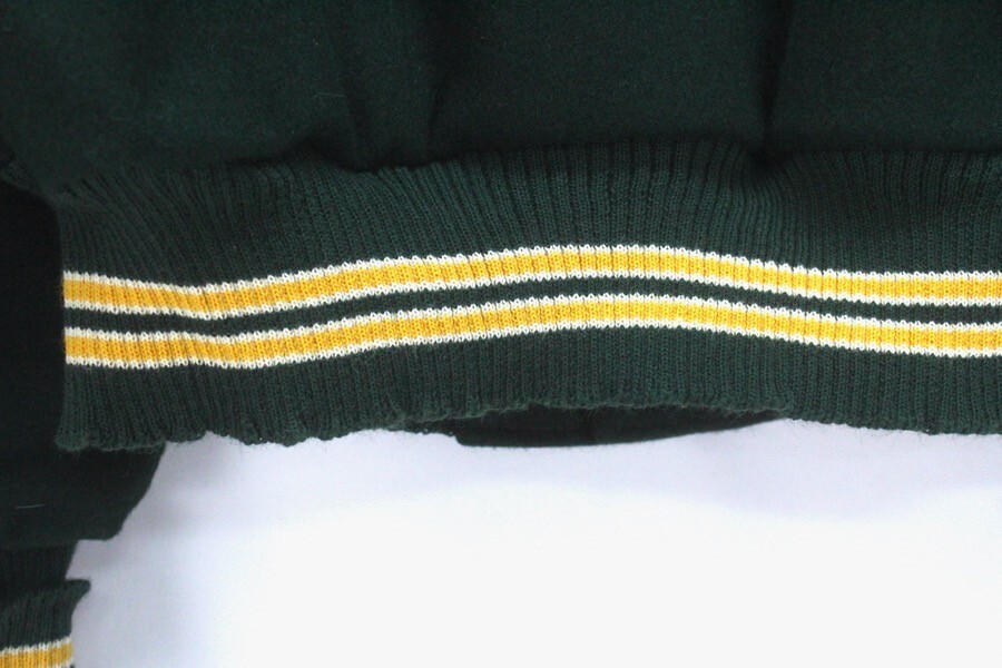 vintage mens COLORADO STATE varsity letterman jacket wool college Large