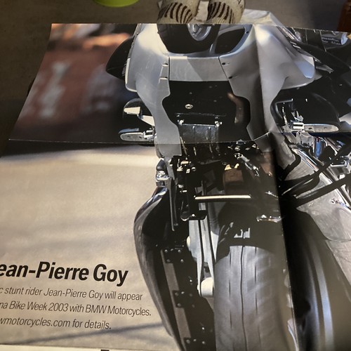 2003 BMW Motorcycle Stunt Brochure Poster- Jean P Goy 03 - Picture 7 of 8