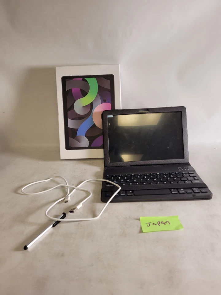 Japanese Android Tablet w/ Keyboard Folio Black 5G Volte - P30 Tablet - Image 4 of 4