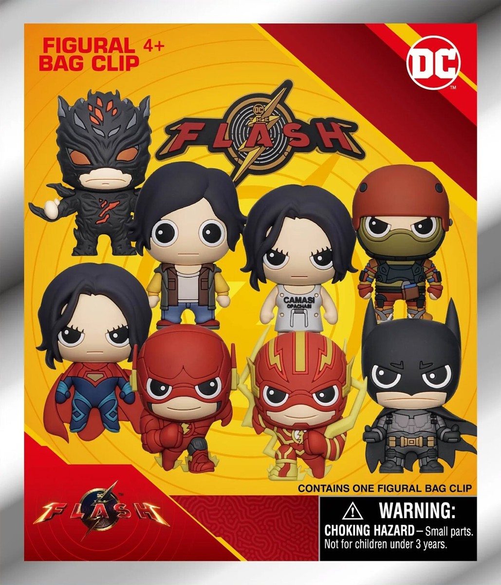 DC 3D Figural Foam Bag Clip The Flash Pack [1 RANDOM Figure] | eBay