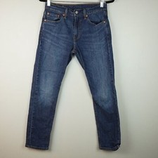 Levi's 502 Blue Dark Wash Jeans Size W29 L30 Check Measurements