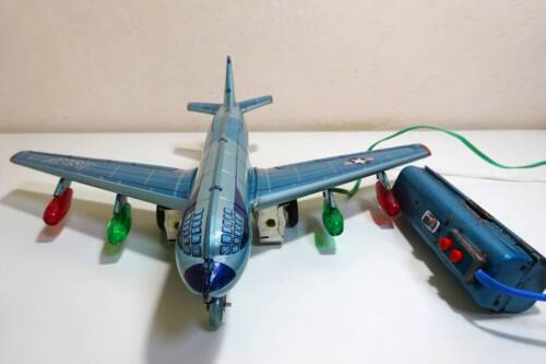 Japan Tin Toy Vintage Nomura Toy & Nikko Toy B-47 STRATO-JET Stratojet Tin Plane - Picture 1 of 7