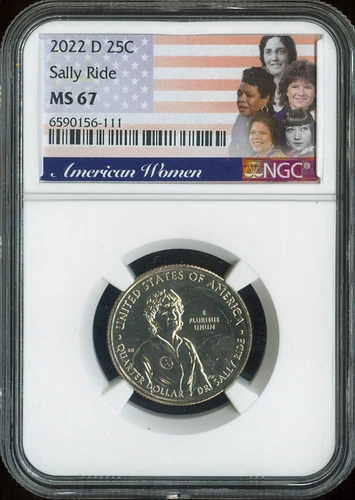 2022-D Sally Ride Quarter NGC MS67 Auction