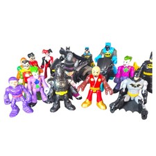 ENORME Imaginext DC Friends Batman Joker Superman Harley Robin Penguin LOTE MIXTO