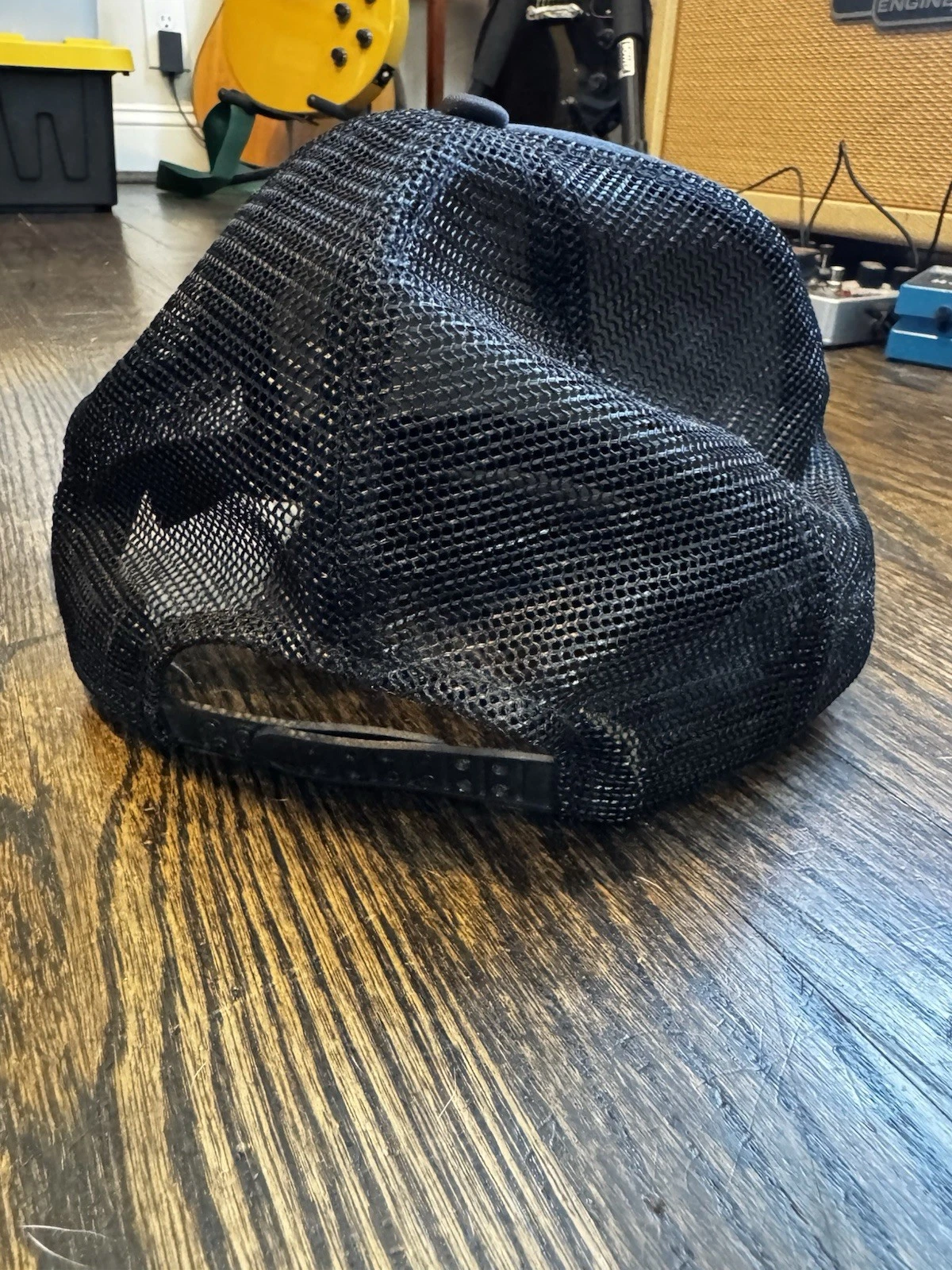80's/90's Vintage Small Private Plane Airplane Trucker Mesh Snapback Cap Hat  image 3