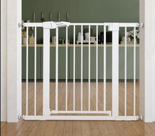 NEW sealed BOBELIO 26"-43" No Bottom Bar Baby Gate for Babies, Elders, Pets