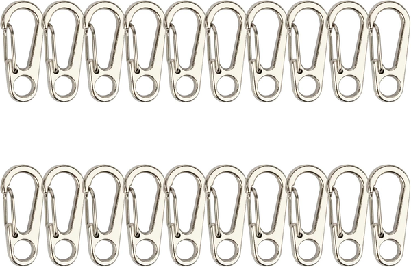 Temlum 3,3 Cm Mini Karabiner Set, Aluminium Karabinerhaken, Karabiner Klein Schl-image