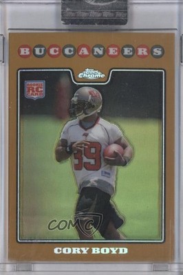 2008 Topps Chrome Gold Refractor 23/199 Cory Boyd #TC194 Rookie RC 2u3