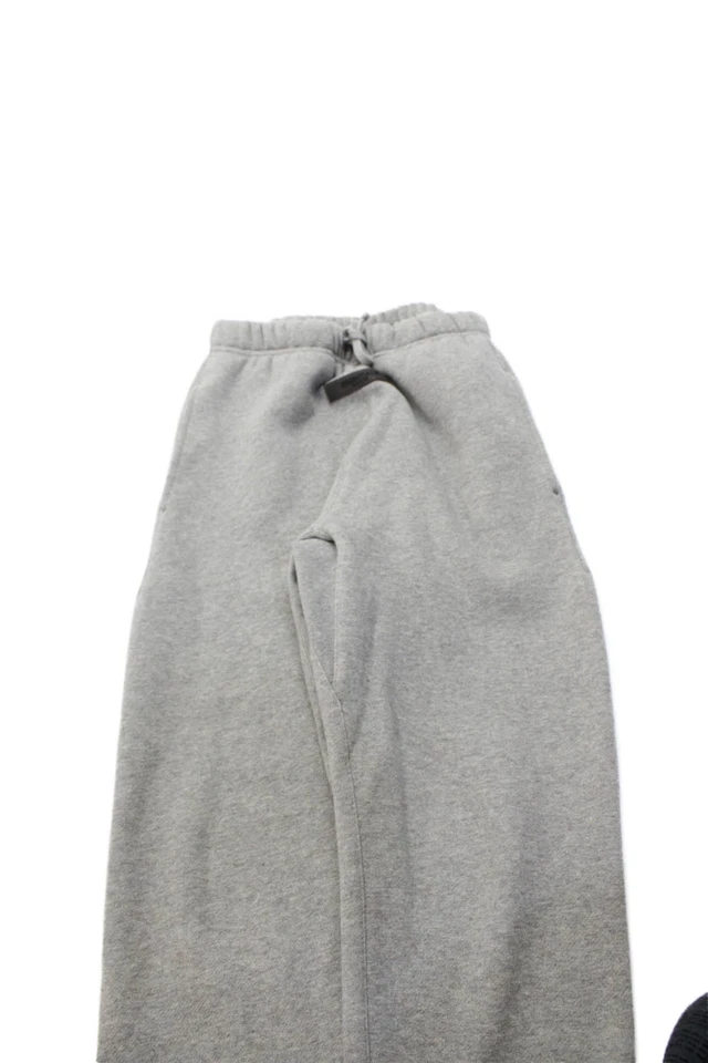 Pantalones deportivos Essentials para niños y niños gris jaspeado algodón talla 10 Foto 2 de 4