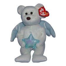 Ty Beanie Baby Star Blue - MWMT Bear Angel Ideation Exclusive 2002 