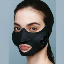 YA-MAN Medilift Lift EP-14BB Face Mask Black Silicon Facial Skin From Japan Used