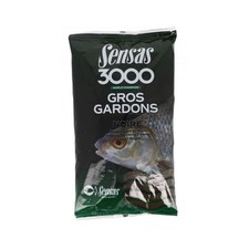 Sensas 3000 Gros Gardons Noire Nourriture de Base Rotauge Noir 1kg