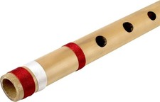 Flute Natural Bamboo Wooden Indian Musical Instrument Bansuri Scale G