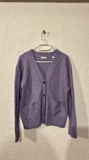 Essantials Damen Strickcardigan Gr.M Flieder/Lila