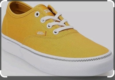 VANS Doheny Decon Women's Athletic Golden Yellow Shoes Canvas~Size 10