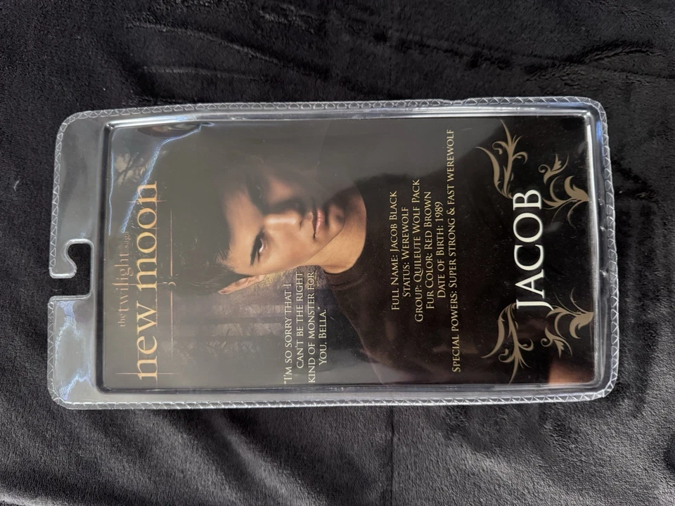 Figura de acción coleccionable Twilight New Moon Jacob Neca Reel Toys 2009 sellada Foto 2 de 2