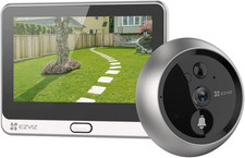 Peephole Camera (Door View Cam) with 4.3" Monitor, 35–105Mm Door Thickness, Wire