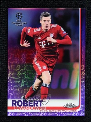 2018 Chrome UEFA Champions League Purple Refractor /250 Robert Lewandowski 0jz3