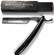 Hackett, Gates & Hurty "Special" 5/8 Straight Razor w/ Box - Vintage