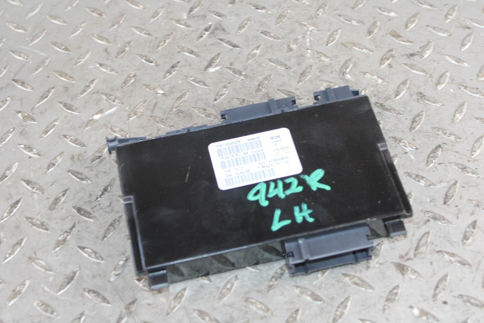 Maserati Ghibli 2014-2019 Front Left Seat control module P/N 670035026