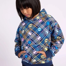 Australian Open Kids Size 6 Geometric Hoodie Jumper 2025 Multicoloured Tennis