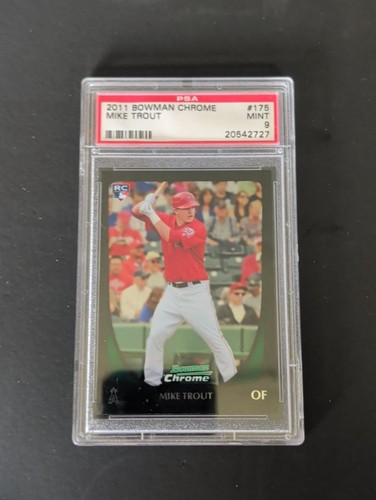 Mike Trout #175 2011 Bowman Chrome card