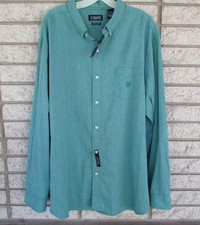 CHAPS Kent Button Down Shirt Men's Size XXL Congo Green New with tags