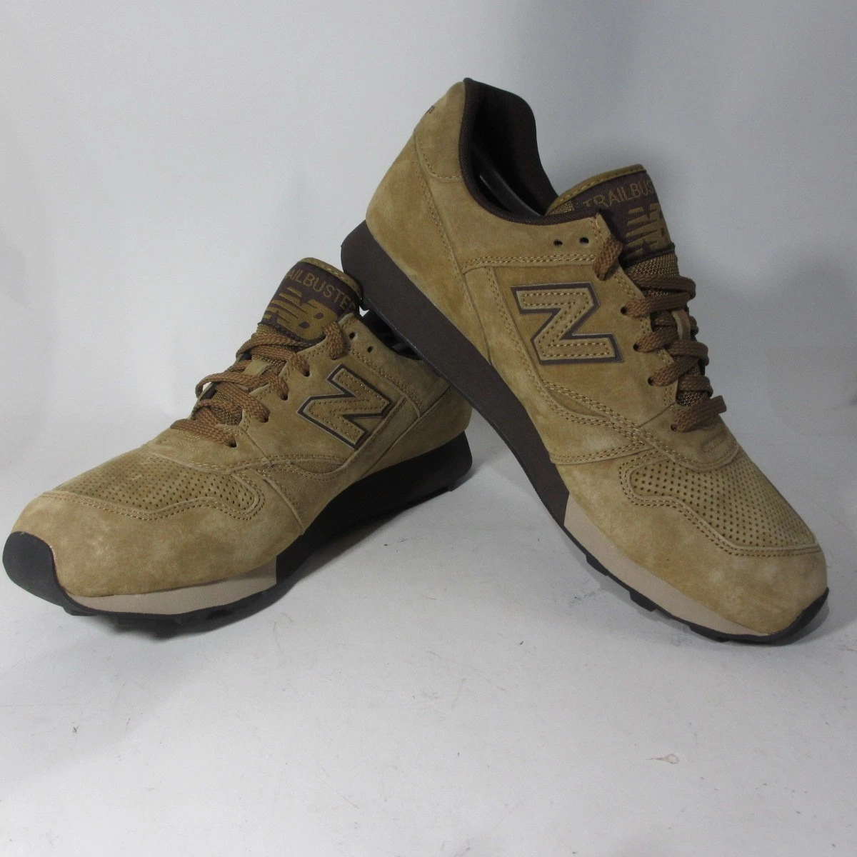 New Balance Trailbuster Mens Size 11 D Brown Tan Suede Sneakers