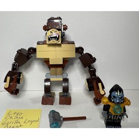 Lego Chima Gorilla Legent Beast #70125 - missing some stickers