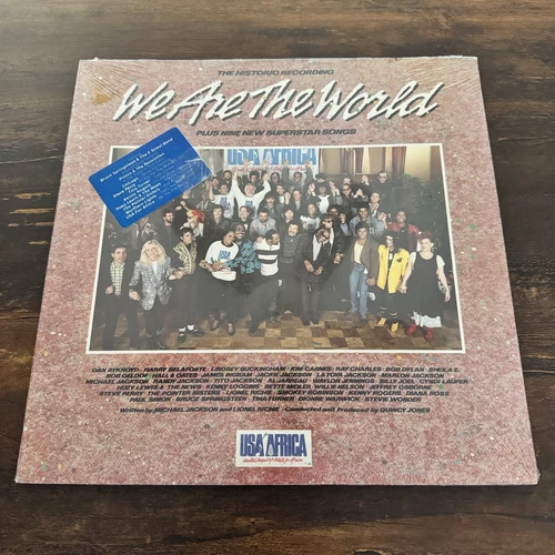 WE ARE THE WORLD 12” LP (Sealed) Lionel USA For Africa Huey Lewis Prince bruce