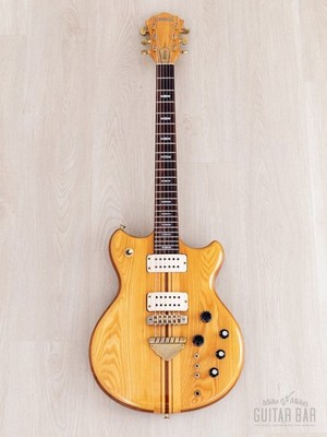 1978 Greco GO1200 Speed Way Vintage Neck Through Guitar Natural