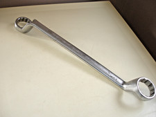 Large Roebuck  7/8”W x 1” Whitworth Offset Ring Spanner. Chrome Vanadium (A