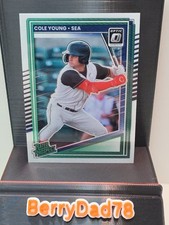 2025 Panini Donruss Rated Prospects Cole Young #152 (RC) Optic Holo Mariners