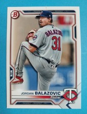 Jordan Balazovic 2021 Bowman Prospects #BP-61 Minnesota Twins 