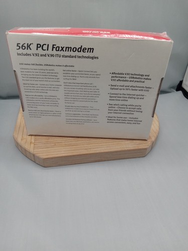 Modem faksowy USRobotics USR5670 56 Kbps zawiera standardową technologię V.92 i V.90 ITU. - Zdjęcie 6 z 10