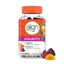 Align Dualbiotic, Prebiotics and Probiotics for Women and Men, Probiotics for...