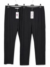 2 x Moonshine Fashion Leggings schwarz 46 48 50 Damen Übergröße Neu