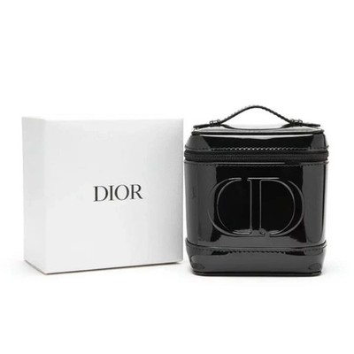 DIOR Vanity Pouch Case Black Novelty 11×10×11.5cm w/Box 2026