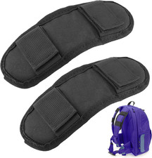 2 Pcs Black Shoulder Strap Pad,Universal Extra Thick Replacement Shoulder Strap