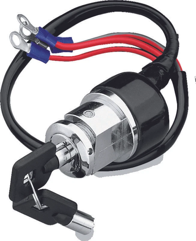 Interruptor de llave redonda TwinPower 215544 de 3 posiciones para Harley Davidson FXD y amplificador XL Foto 2 de 2