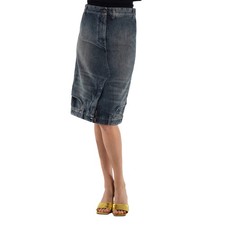 Balenciaga Deconstructed Midi Denim Skirt, Brand Size 36 US Size 6 