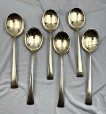 INTERNATIONAL FINE ARTS STERLING SILVER SOUP SPOON - TRANQUILITY EACH 6.5"
