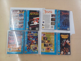 LOT - Sega Saturn & Sega CD Cases Manuals & Artwork Madden Complete - D Disk 1