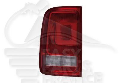 Feu arrière-gauche fumé au look sportif pour Volkswagen Amarok 2012
