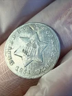 Dug Civil War 💥 🇺🇸 💣  1851 O Trime Silver Coin 3 Cent PH LA